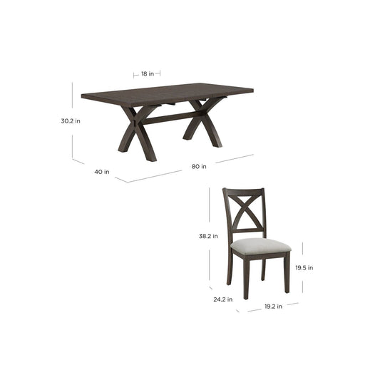 Westen 7-Piece Extendable Dining Set – product image 2