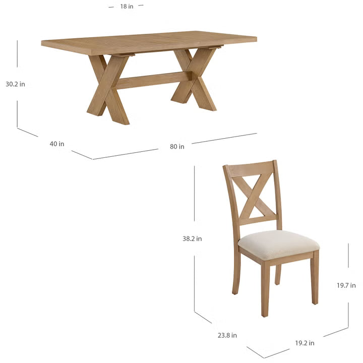 Augusta 7-Piece Dining Set