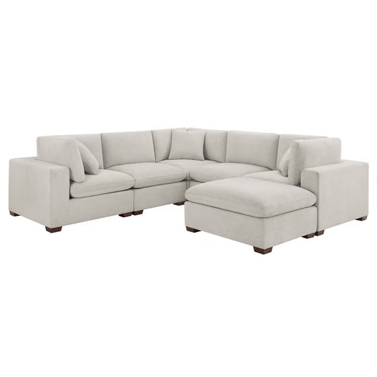 Lowell 6-Piece Modular Sectional Light Gray