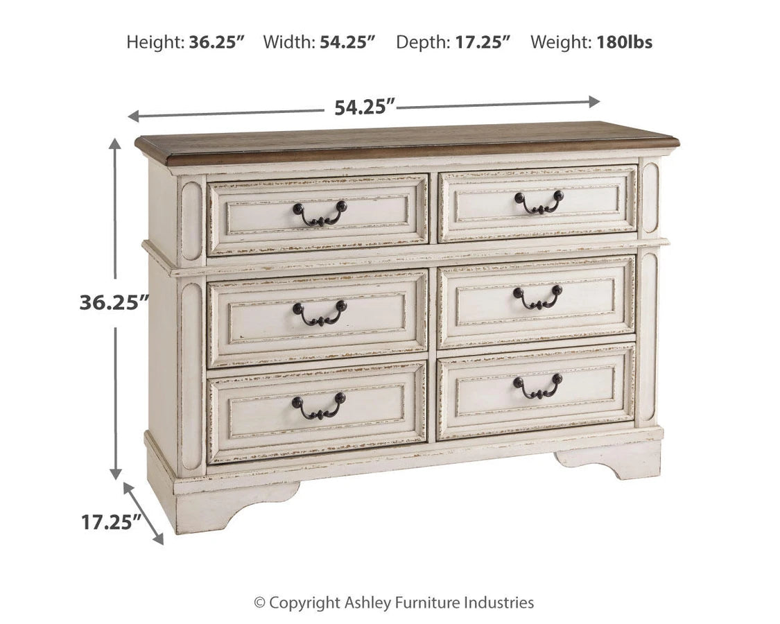 Ashley Realyn Youth 6-Drawer Dresser