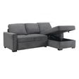 Kendale Sleeper Sofa with Storage Chaise – Gray