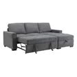 Kendale Sleeper Sofa with Storage Chaise – Gray