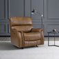 BarcaLounger Presley Leather Power Rocker Recliner – Brown