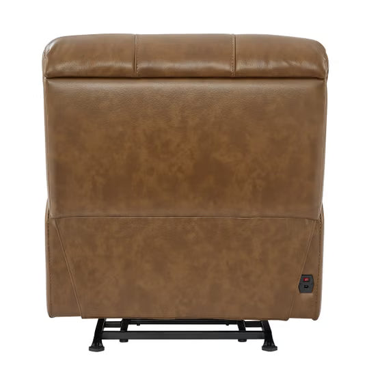 BarcaLounger Presley Leather Power Rocker Recliner – Brown
