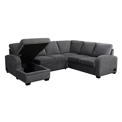 Coddle Aria Sleeper Sectional with Reversible Chaise and Storage – product image 3