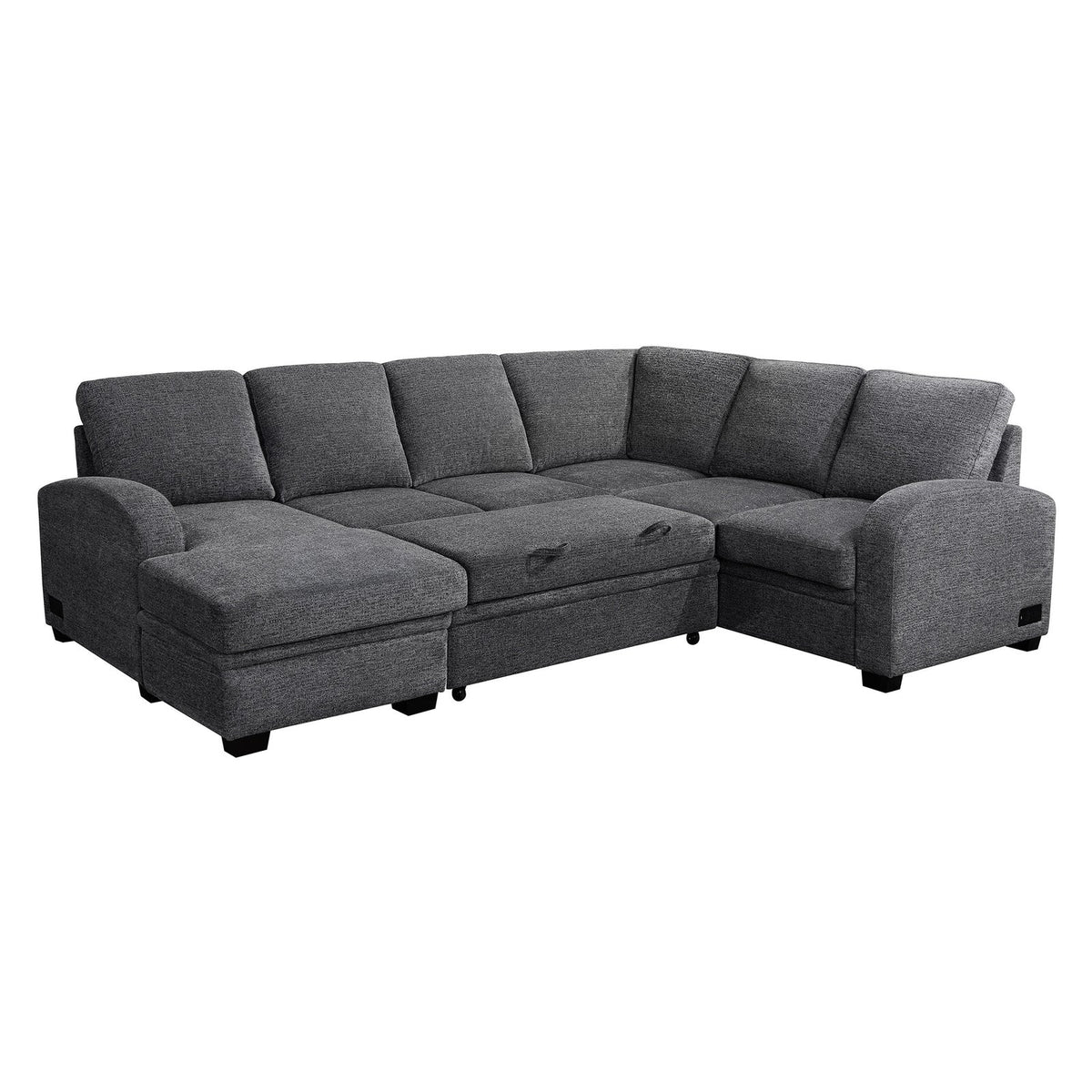 Coddle Aria Sleeper Sectional with Reversible Chaise and Storage – product image 4