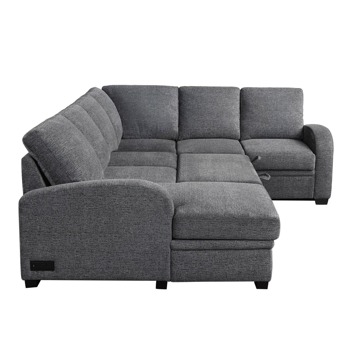Coddle Aria Sleeper Sectional with Reversible Chaise and Storage – product image 5