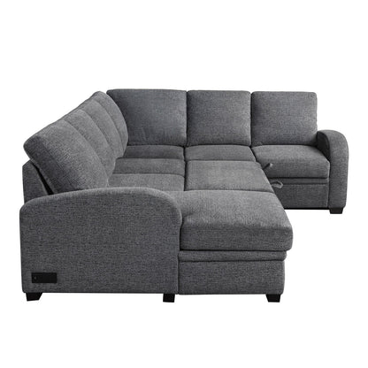 Coddle Aria Sleeper Sectional with Reversible Chaise and Storage – product image 5