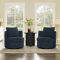 Thomasville Davos Swivel Chairs, 2-Pack – Dark Blue – product image 1