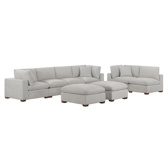 Thomasville Lowell 8-Piece Modular Sectional – Light Gray