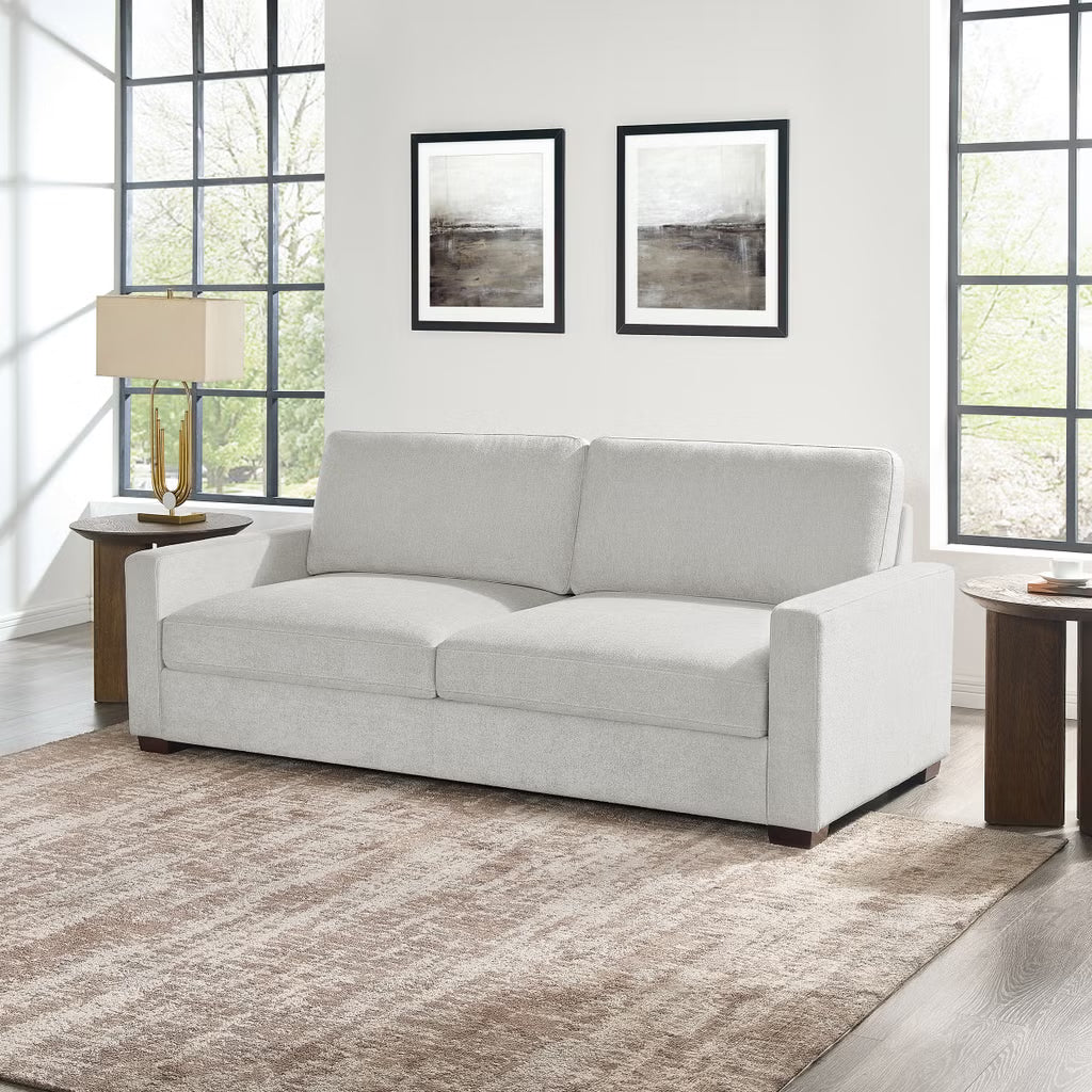 Thomasville Lambert Fabric Sofa with Dual Storage Seats