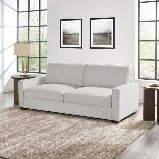 Thomasville Lambert Fabric Sofa with Dual Storage Seats