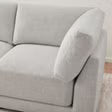 Dayna 4-Piece Fabric Modular Sectional – Light Gray