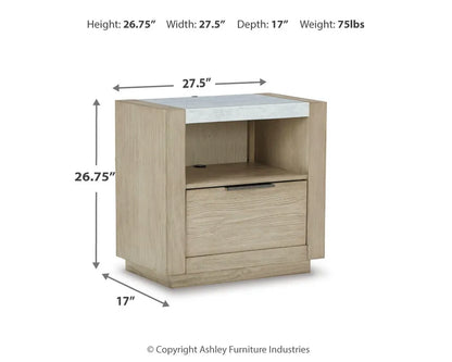 Ashley Hennington 1-Drawer Nightstand