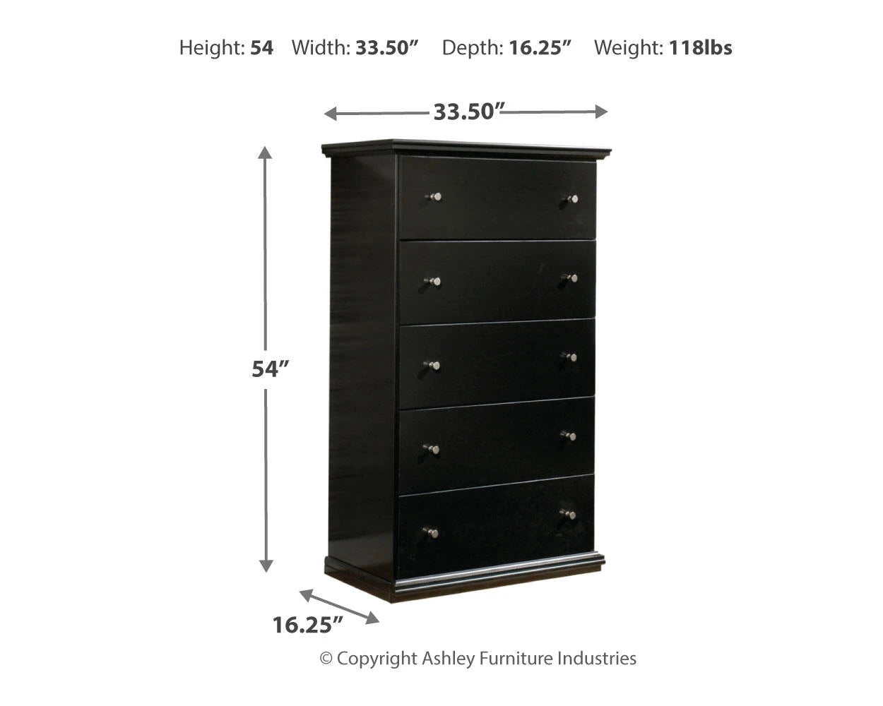 Ashley Maribel 5-Drawer Chest