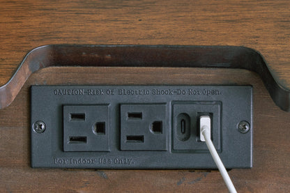 Ashley Rencott Two Drawer Night Stand - USB Charging