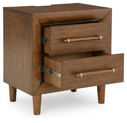 Ashley Rencott Two Drawer Night Stand - USB Charging
