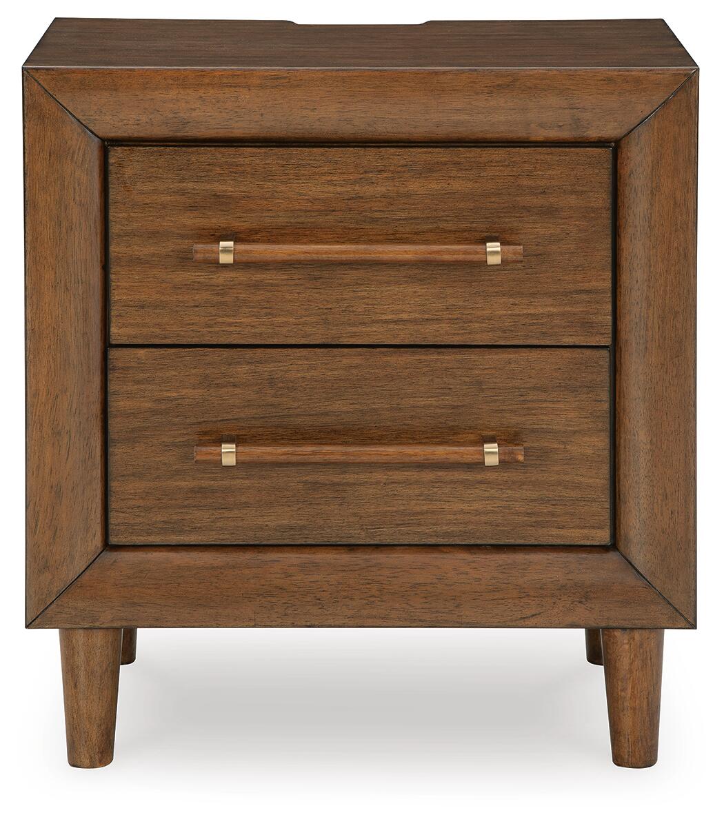 Ashley Rencott Two Drawer Night Stand - USB Charging