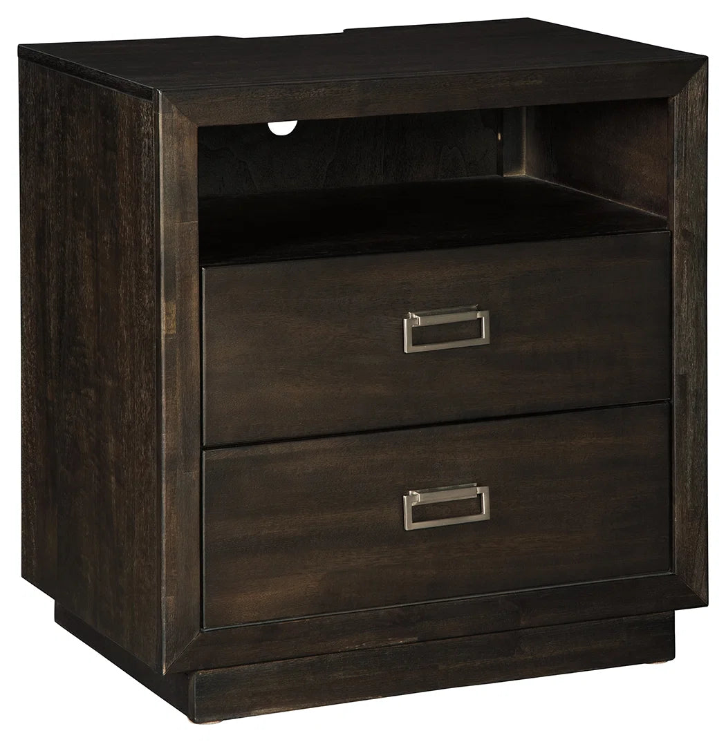Ashley Hyndell 2-Drawer Nightstand