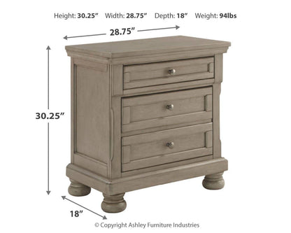 Ashley Lettner 2-Drawer Nightstand