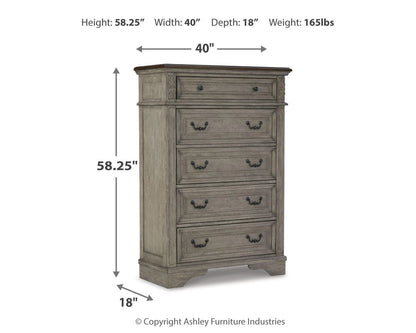 Ashley Lodenbay Five Drawer Chest