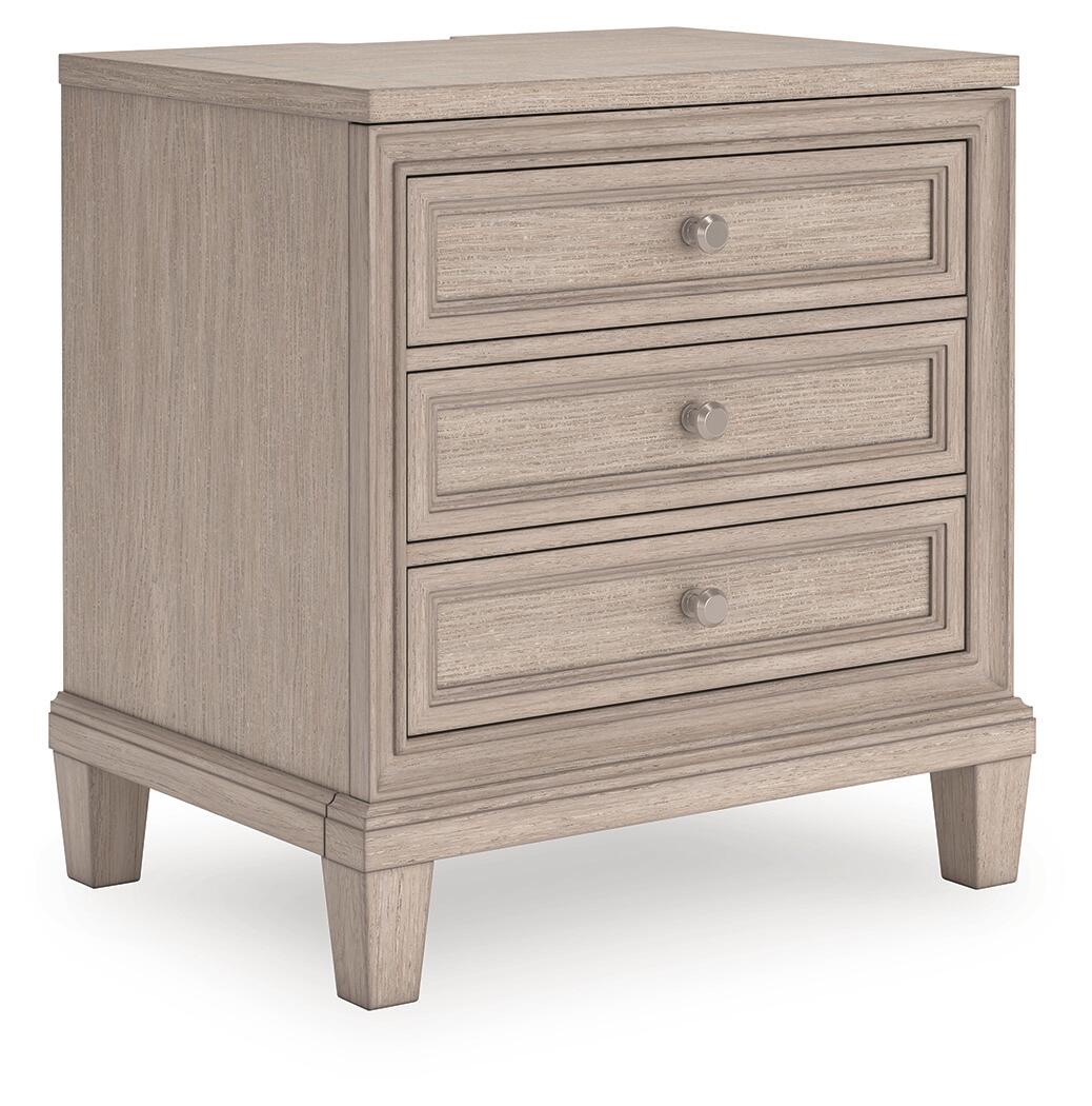 Ashley Jorlaina Three Drawer Night Stand - USB Charging