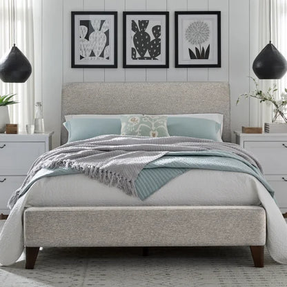 Cecelia Gray King Upholstered Bed