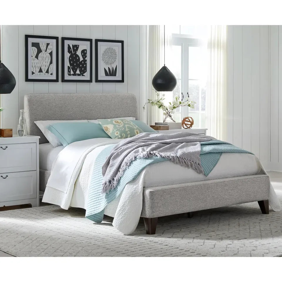 Cecelia Gray King Upholstered Bed