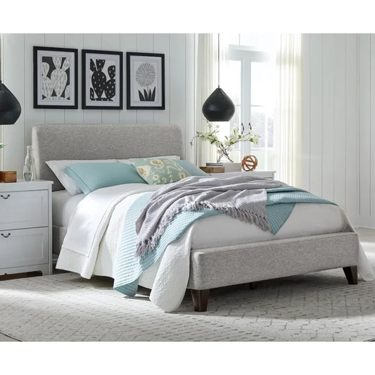 Cecelia Gray King Upholstered Bed