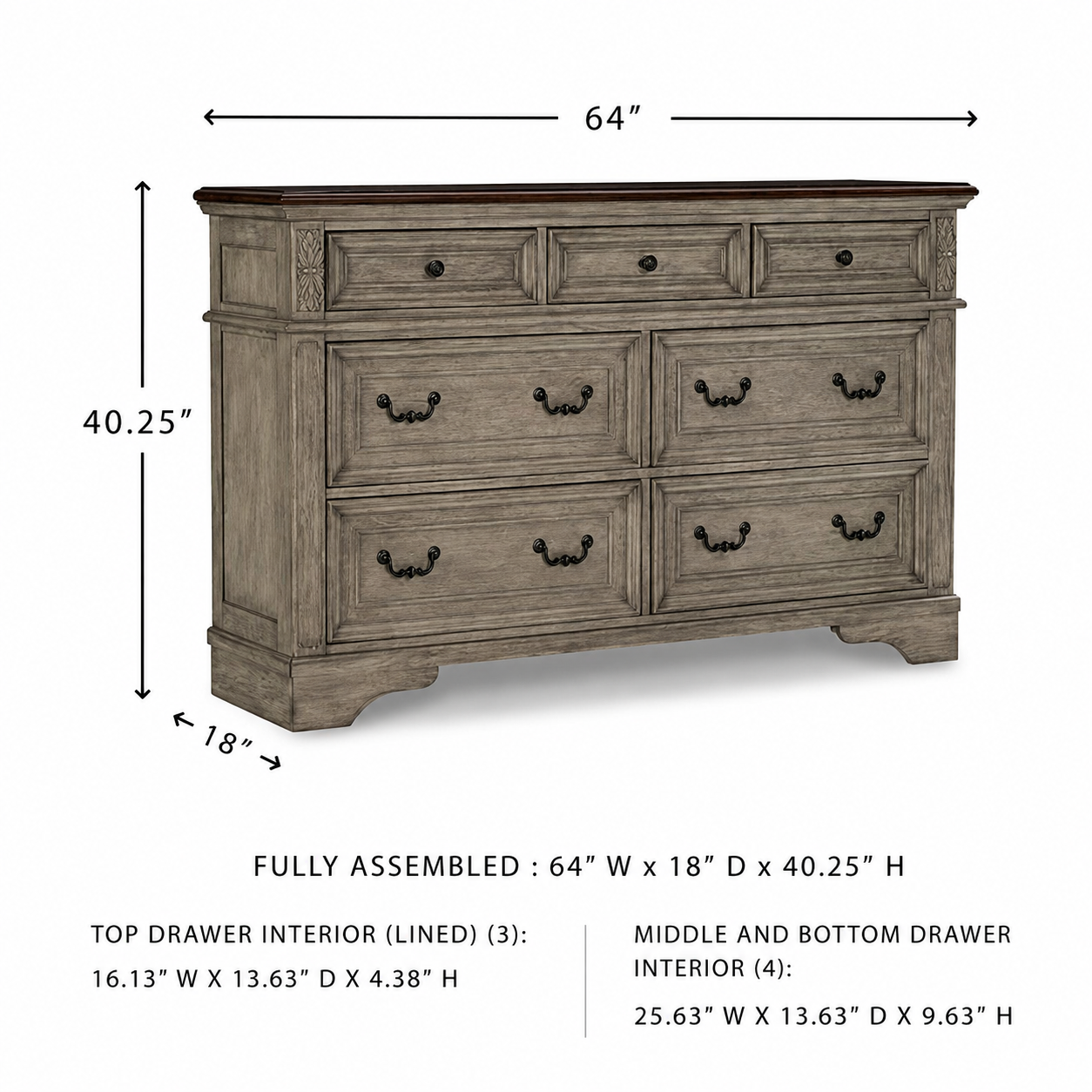Ashley Lodenbay 7-Drawer Dresser