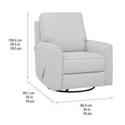 Paxley Fabric Glider Recliner