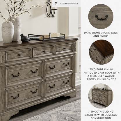 Ashley Lodenbay 7-Drawer Dresser