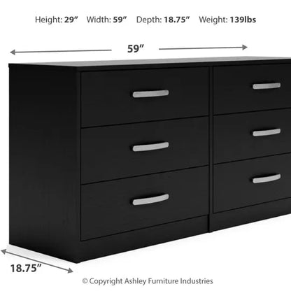 Ashley Finch 6-Drawer Dresser