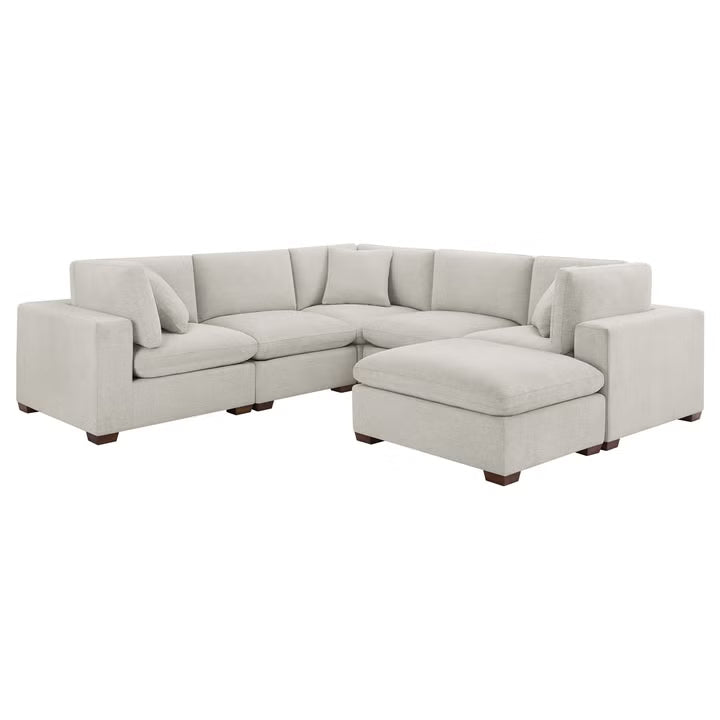 Lowell 6-Piece Modular Sectional Light Gray
