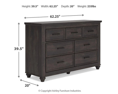 Ashley Gardanza 7-Drawer Dresser