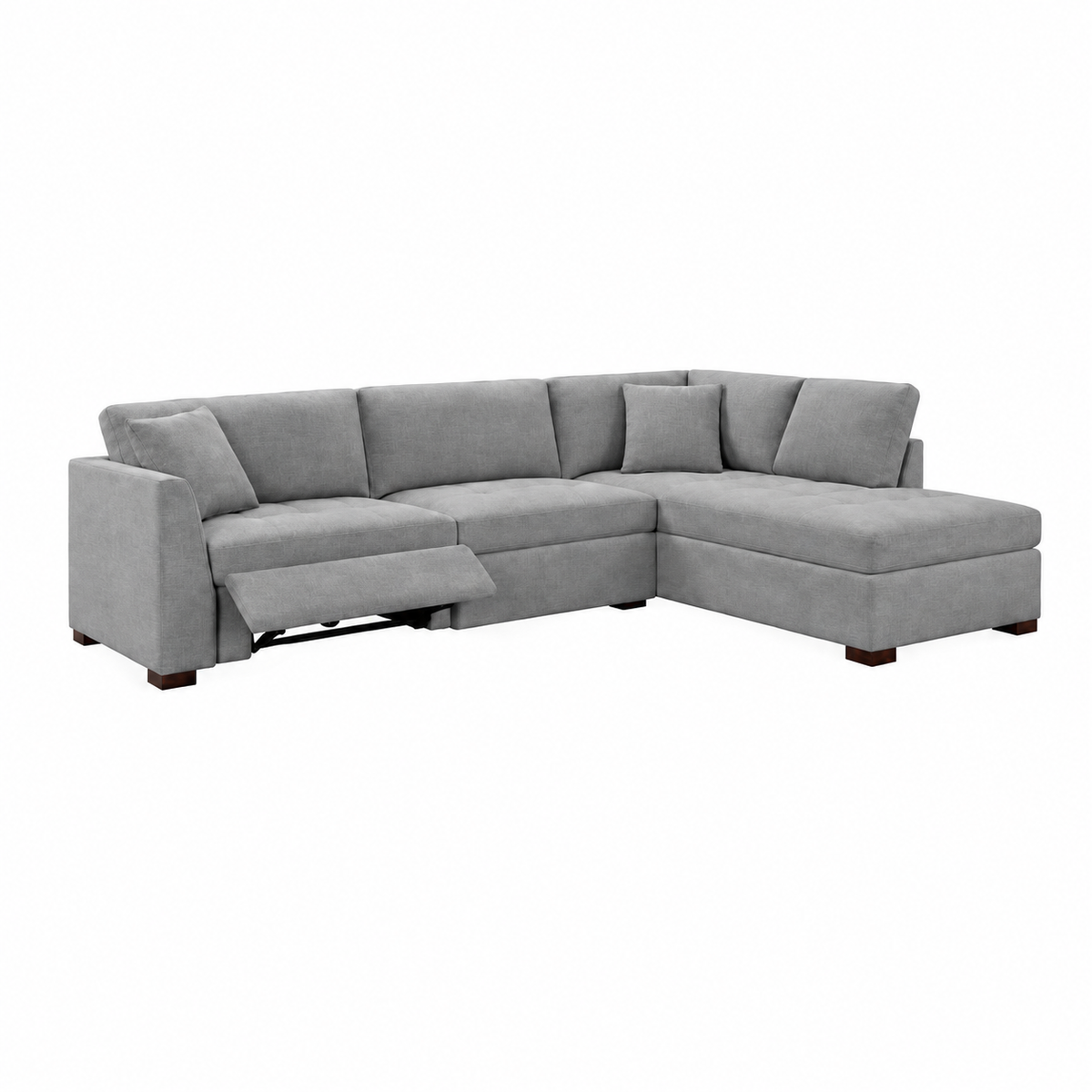 Miles Fabric Power Sectional