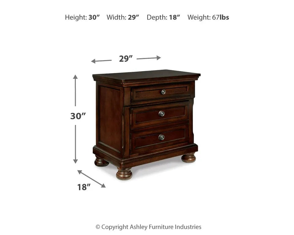 Ashley Porter 2-Drawer Nightstand