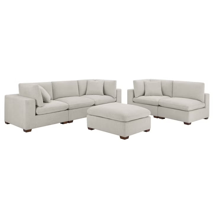 Lowell 6-Piece Modular Sectional Light Gray