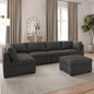 Thomasville Tisdale 6-Piece Fabric Sectional – Gray