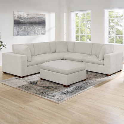 Lowell 6-Piece Modular Sectional Light Gray